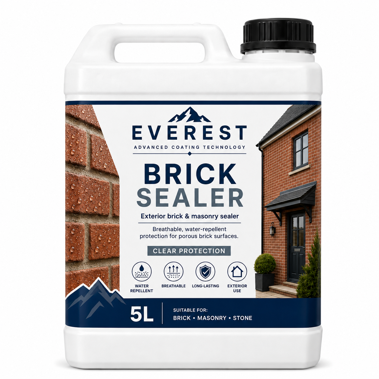 Everest Paints - BRICOAT - Ultimate Brick Sealer - Imprägnierversiegelung