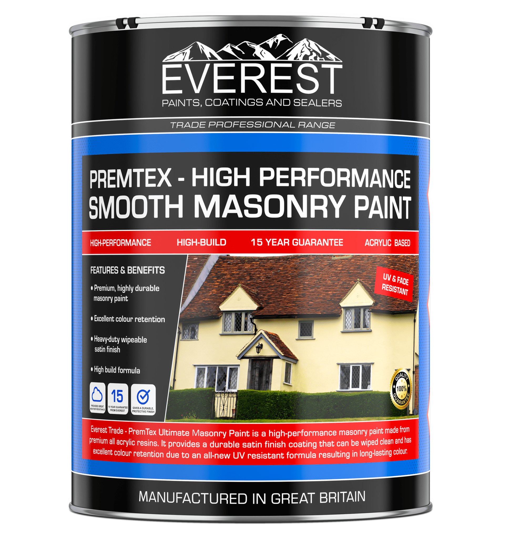 Everest - PremTex - Smooth Masonry Paint - Everest Paints
