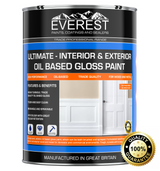 Everest Paints - Peinture brillante à base d'huile ultime - Intérieur et extérieur