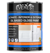 Everest Paints - Peinture brillante à base d'huile ultime - Intérieur et extérieur