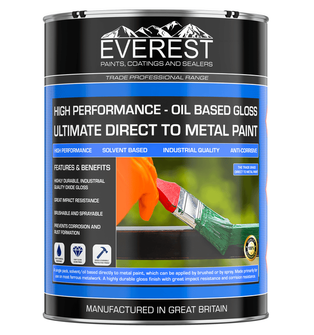 Everest - Direct to Metal Paint - Oil Based Gloss - Everest Paints