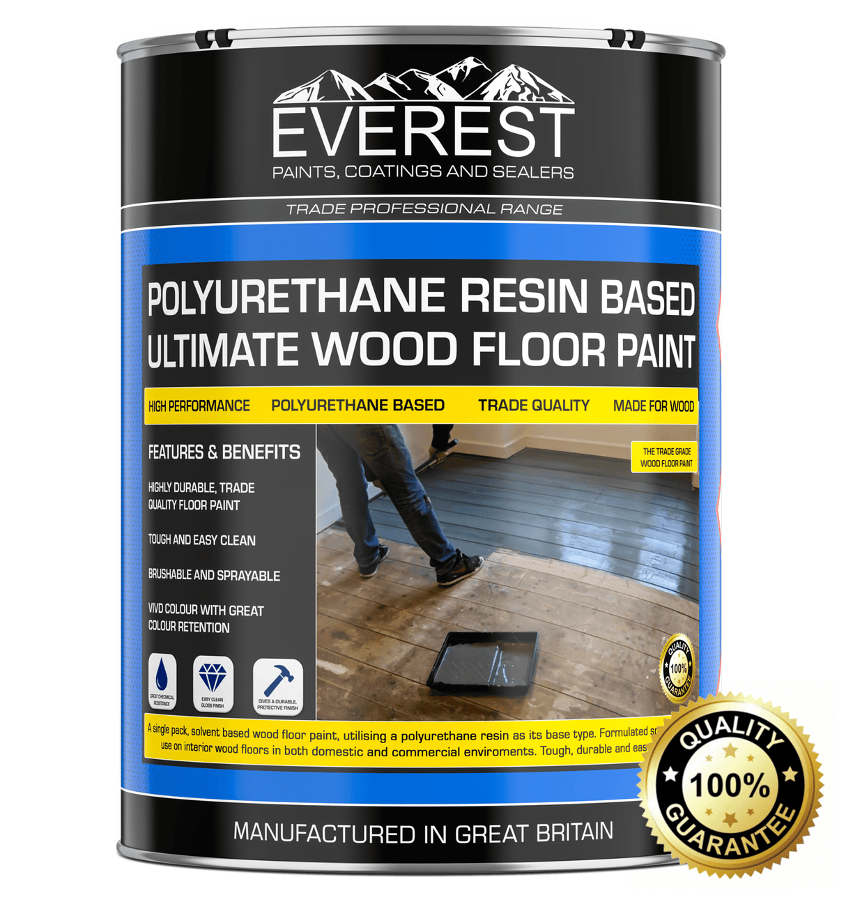 EverFlor - PolyFlor Timber - Floor Paint - Everest Paints