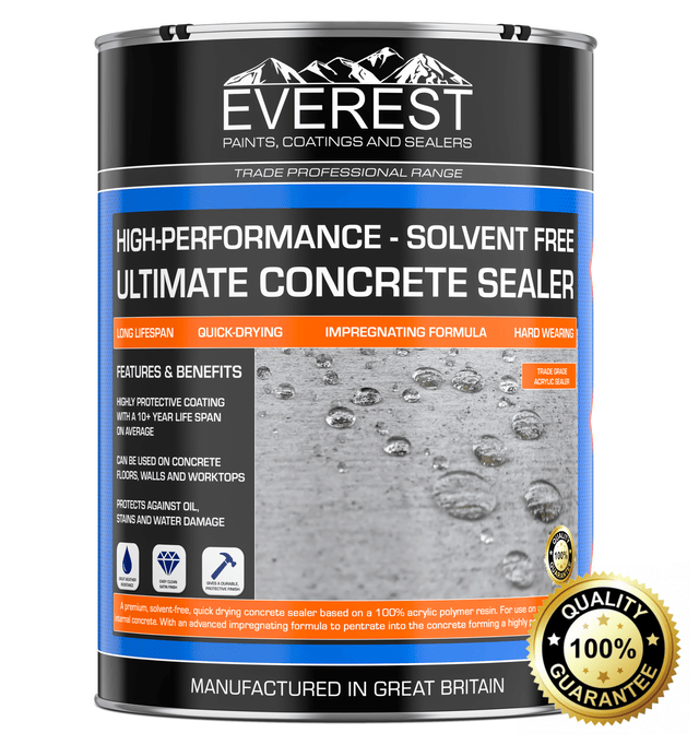 SummitSeal - Ultimate Concrete Sealer - Solvent Free - Dry - Everest Paints