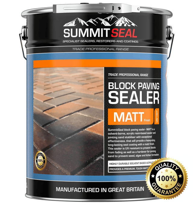 SummitSeal - Block Paving Sealer – Acrylic Solvent Based – Matt - Everest Paints